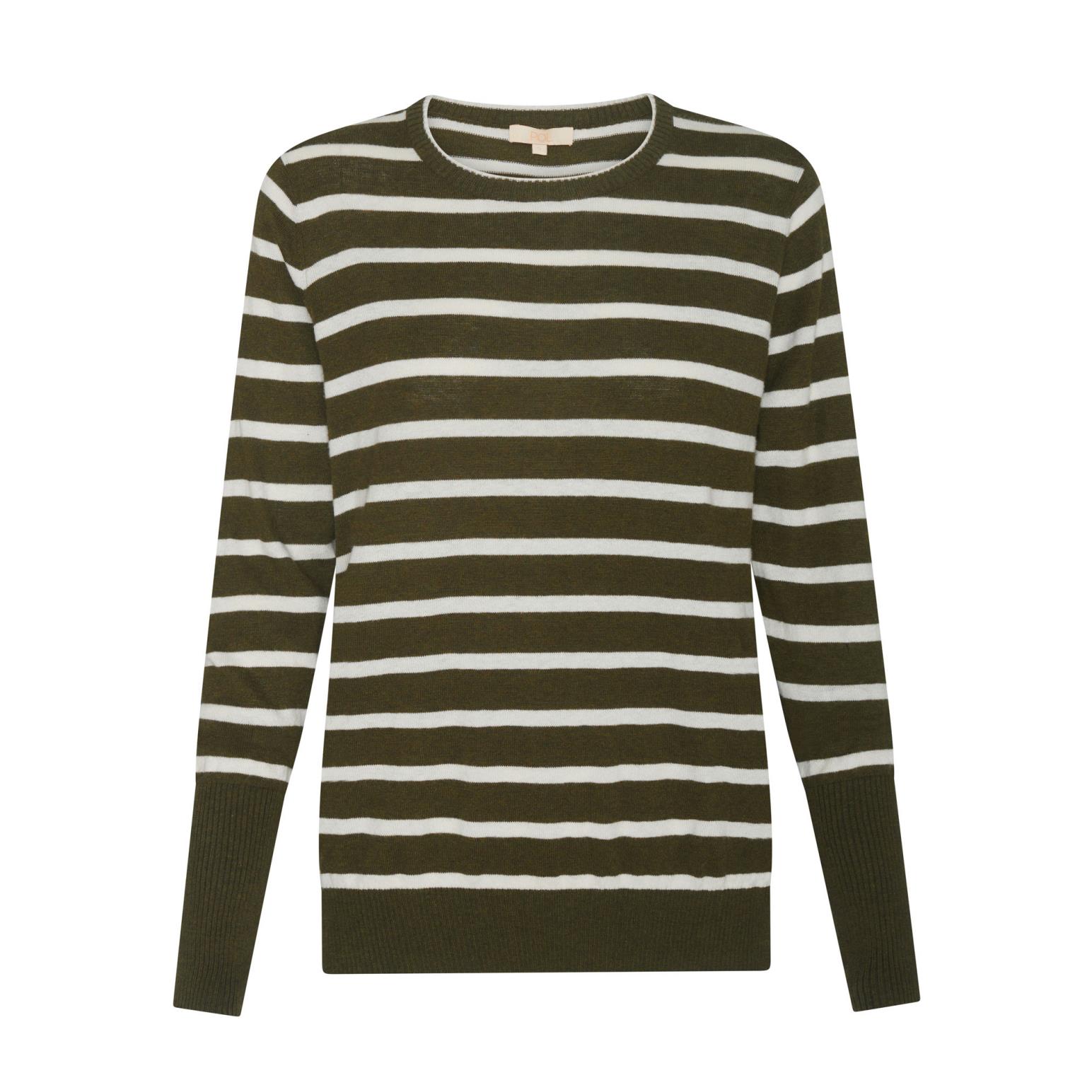 POL Liora Cashmere Blend Essential Knit Stripe Top